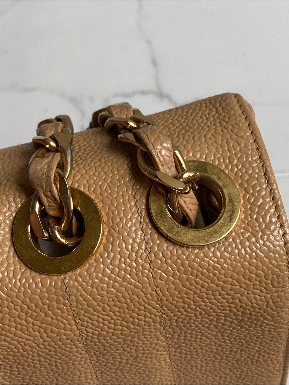 CHANEL Vintage Caviar Jumbo Flap Bag - Picture 7 of 14